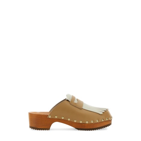 jejia leather clogs