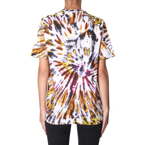 dsquared tie and dye print t-shirt