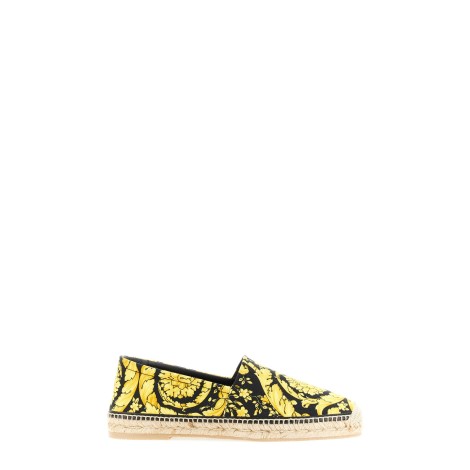 versace espadrilles with baroque print