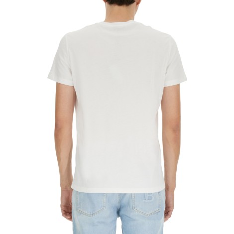 balmain logo print t-shirt