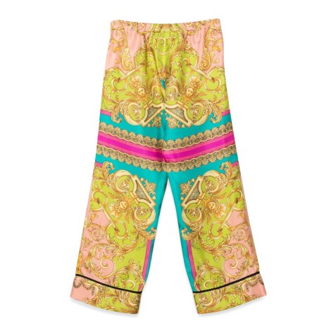 versace informal pant twill silk