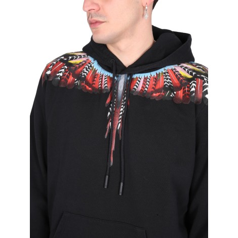 marcelo burlon county of milan greezly wings sweatshirt