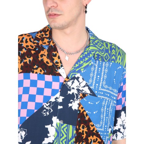 marcelo burlon county of milan hawaii mix & match shirt