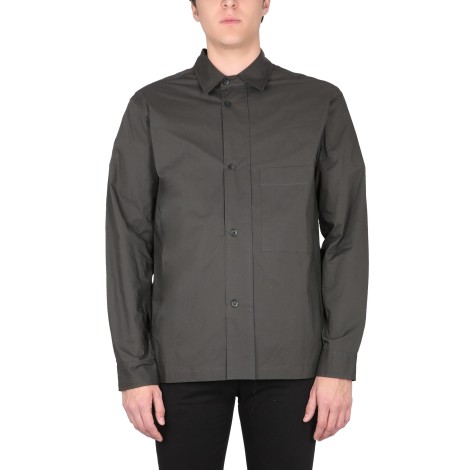 margaret howell offset placket shirt