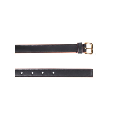 marni leather belt with logo