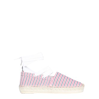 thom browne seersucker cotton espadrilles