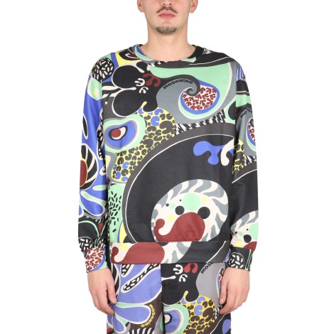 moschino psychedelic print sweatshirt