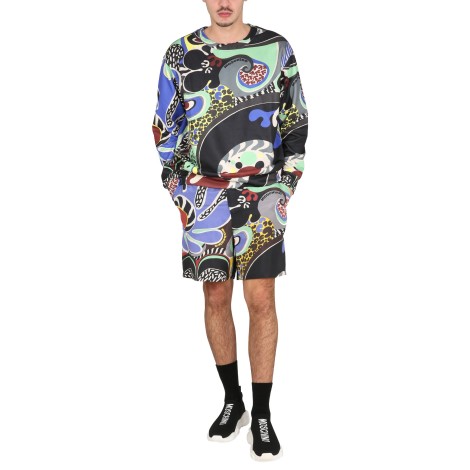 moschino psychedelic print sweatshirt