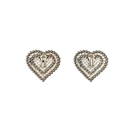 alessandra rich heart earrings