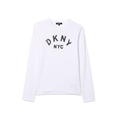 dkny t-shirt con logo