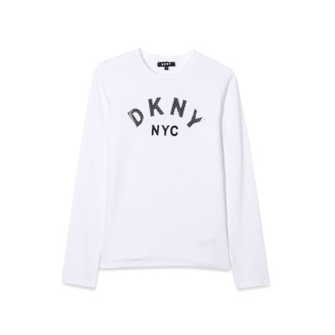 dkny t-shirt con logo