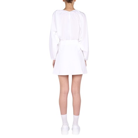 patou balloon sleeves dress 