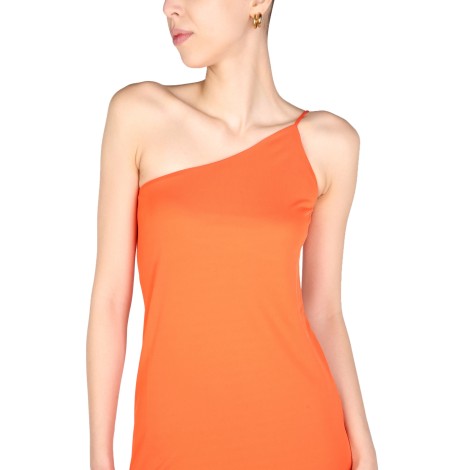 dsquared one-shoulder dress