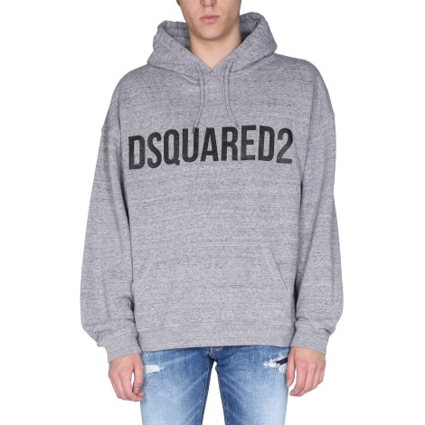 dsquared sweatshirt with logo print