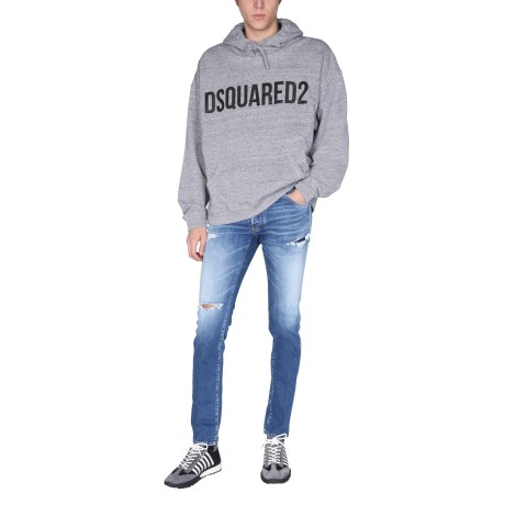 dsquared sweatshirt with logo print