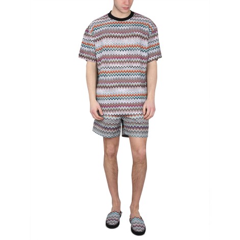 missoni cotton-silk blend t-shirt