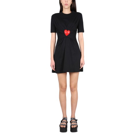 moschino inflatable hearts dress