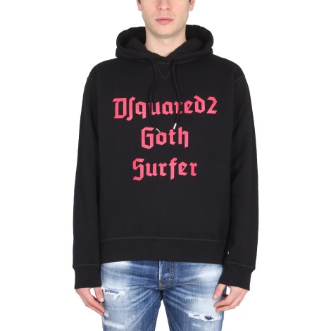 dsquared sweatshirt with logo print