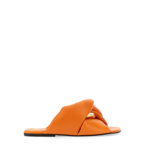 jw anderson sandal slide chain twist