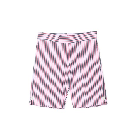 thom browne classic backstrap short in seersucker stripe