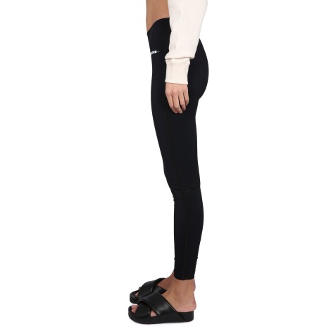 jil sander leggings with logo