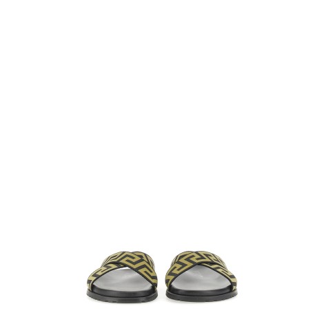 versace sandal slide greca