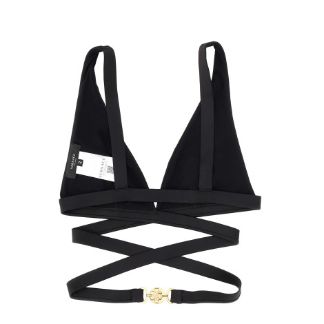 versace medusa bikini top