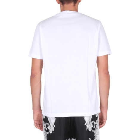 versace t-shirt with baroque logo