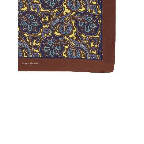 maison margiela paisley print scarf