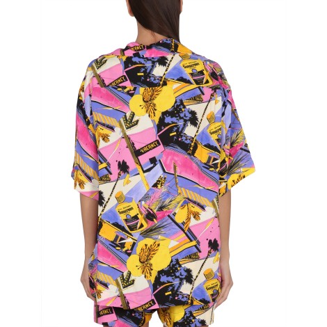 palm angels miami mix print shirt