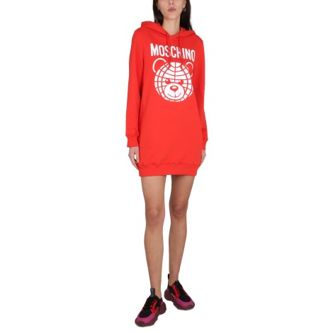 moschino sweatshirt with logo print