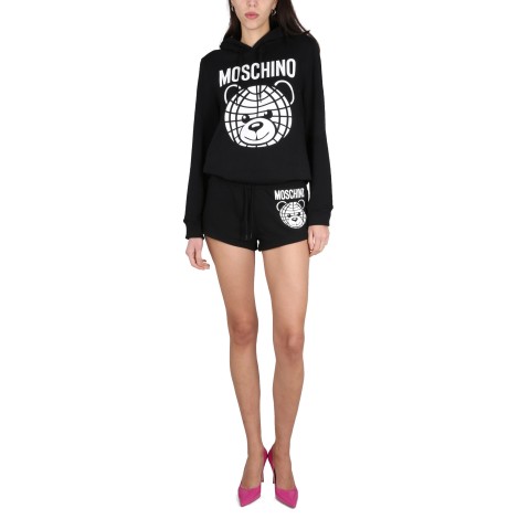 moschino sweatshirt with logo print