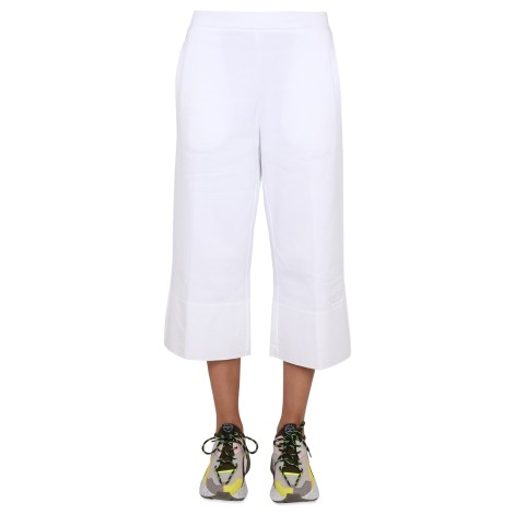 stella mccartney pantalone con ricamo logo 