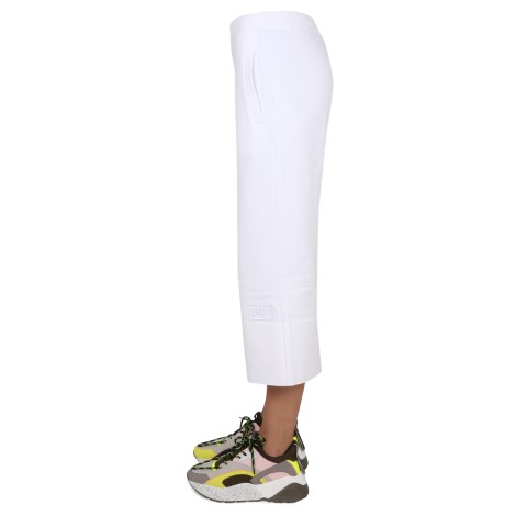 stella mccartney pantalone con ricamo logo 