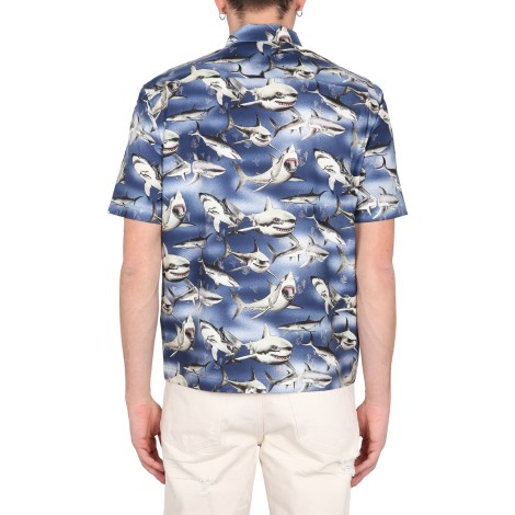 palm angels sharks bowling shirt