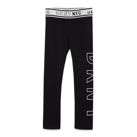 dkny leggings con stampa