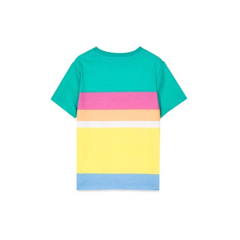 marc jacobs mc stripes and logo t-shirt