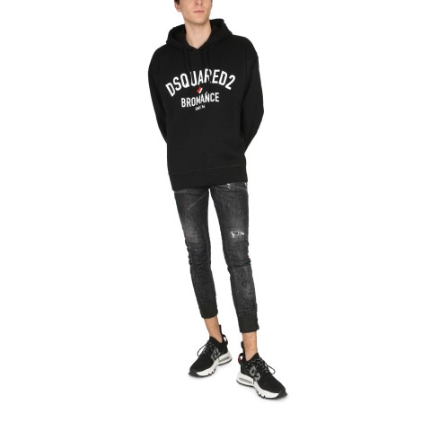 dsquared sweatshirt with logo print