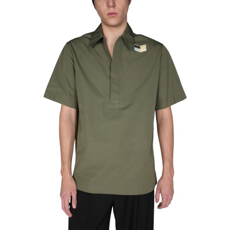 jil sander poplin polo shirt 