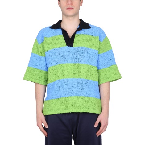 sunnei striped polo.