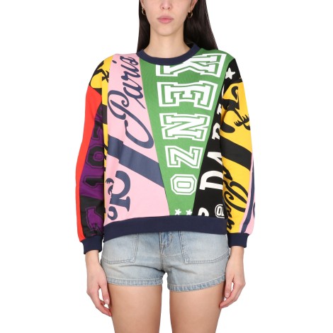 kenzo flag sweatshirt