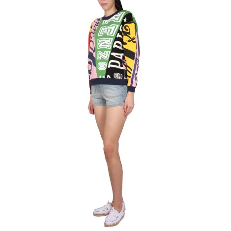 kenzo flag sweatshirt