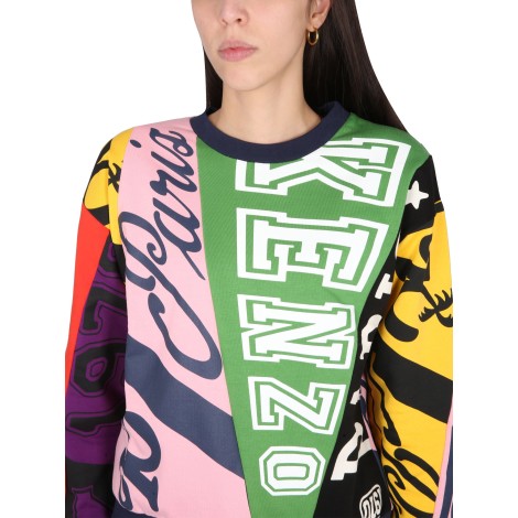 kenzo flag sweatshirt