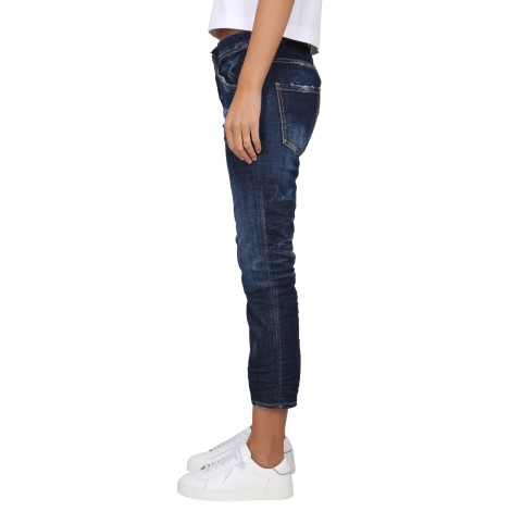 dsquared five pocket jeans