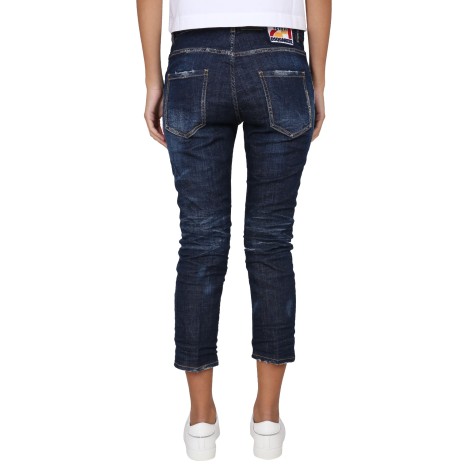 dsquared five pocket jeans