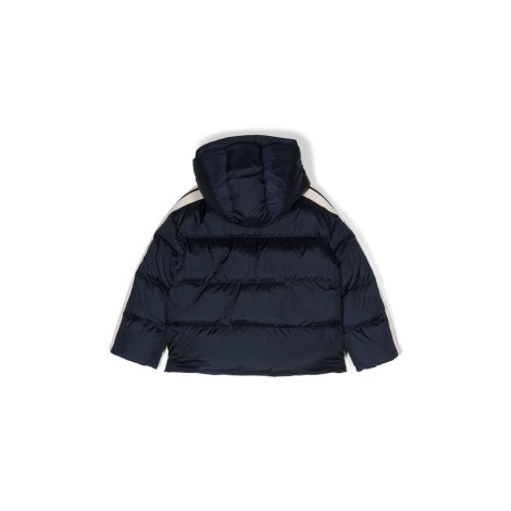 palm angels logo heavy track puffer jkt