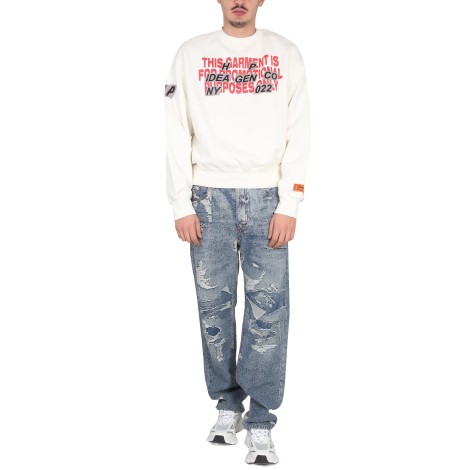 heron preston crewneck sweatshirt