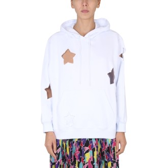 msgm sweatshirt with cut-out details