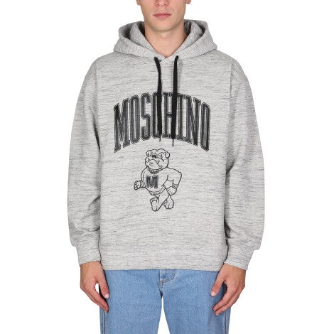 moschino sweatshirt with logo print