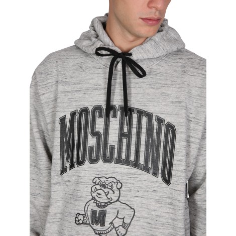 moschino sweatshirt with logo print